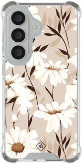 Casimoda Samsung Galaxy S26 shockproof hoesje - In bloom Bruin/beige