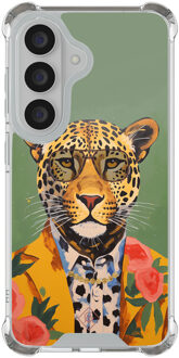 Casimoda Samsung Galaxy S26 shockproof hoesje - Luipaard hipster Groen