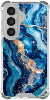 Casimoda Samsung Galaxy S26 shockproof hoesje - Ocean marble Blauw