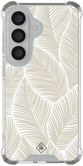 Casimoda Samsung Galaxy S26 shockproof hoesje - Palmy leaves beige Bruin/beige