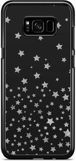 Casimoda Samsung Galaxy S8 hoesje - Falling stars Zwart