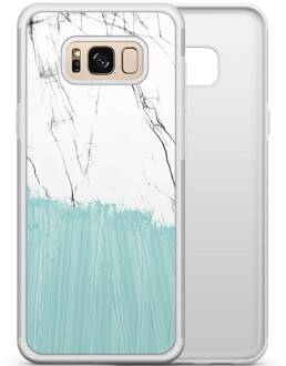 Casimoda Samsung Galaxy S8 hoesje - Marbletastic Mint