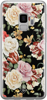 Casimoda Samsung Galaxy S9 siliconen hoesje - Flowerpower Multi