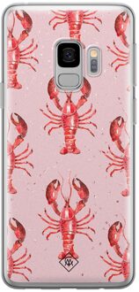 Casimoda Samsung Galaxy S9 siliconen telefoonhoesje - Lobster all the way Roze
