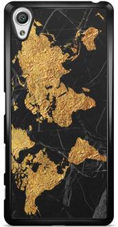 Casimoda Sony Xperia X hoesje - Wereldmap