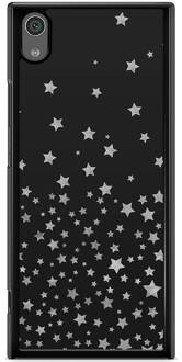 Casimoda Sony Xperia XA1 hoesje - Falling stars Zwart