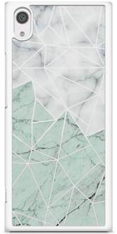 Casimoda Sony Xperia XA1 hoesje - Marmer mint mix