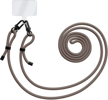 Casimoda Universeel telefoonkoord met dubbele sluiting - Donkerbruin