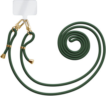Casimoda Universeel telefoonkoord met dubbele sluiting - Donkergroen