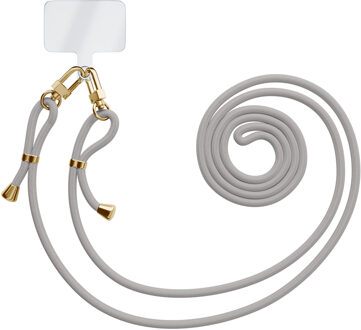 Casimoda Universeel telefoonkoord met dubbele sluiting - Grijs