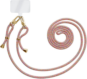 Casimoda Universeel telefoonkoord met dubbele sluiting - Kleurrijk