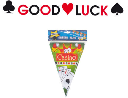 Casino Las Vegas versiering set - themafeest - 2x artikelen