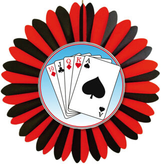 Casino versiering waaier slinger