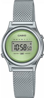 Casio Casio Collectie Vintage Dames Zilveren Horloge LA700WEM-3AEF