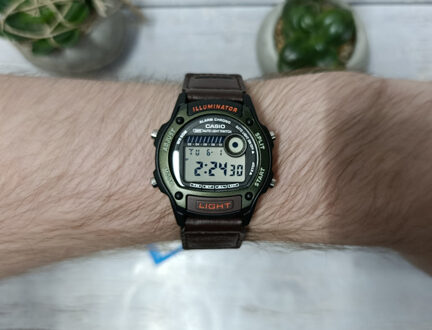 Casio Casio Collection Heren Horloge Bruin W-220HF-3AVEF