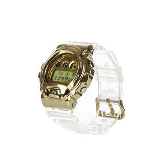 Casio Gouden G-Shock Horloge - Streetwear Collectie Casio , Yellow , Heren - ONE Size