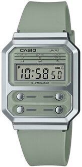 Casio Vintage A100WEF-3AEF Digitaal Horloge Groen