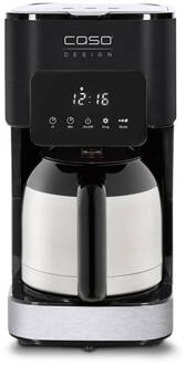 Caso 1847 - Coffee Taste and Style Thermo-koffiezetapparaat met permanent filter Zwart