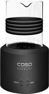 Caso Crema Glas Melkopschuimer Zwart