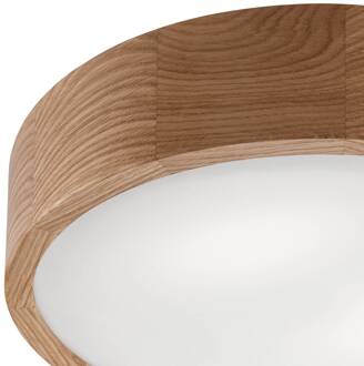 Caspian plafondlamp, Ø 37 cm, IP54, eiken