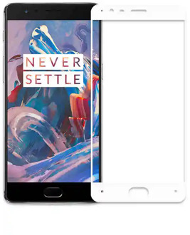 Casptm 9H Tempered Glass For Oneplus 5 Full Cover Glass For Oneplus 3 3T Toughened Screen Protector Protective Black White Gold
