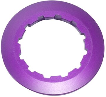 Cassette Lockring 7075 Aluminium 11T Cassette Lock Ring Cover Bike Freewheel Fixing Bolt Schroef Voor Mtb Racefiets Paars