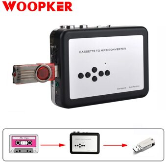 Cassette Recorder Speler Tapes Om MP3 Digitale Converter Bespaar Naar Usb Flash Drive Rechtstreeks