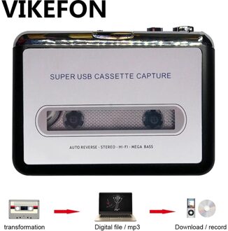 Cassette Speler Usb Cassette MP3 Converter Capture Audio Radio Muziekspeler Tape Cassette Recorder & Player
