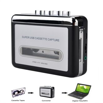 Cassette Te MP3 Converter Capture Usb Cassette Player Audio Muziekspeler Oude Tapes Transfer Naar Digitaal Formaat Via Pc