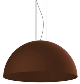 Cassis Hanglamp, 1xe27, Metaal, Bruin Corten, D80cm