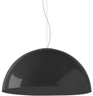 Cassis Hanglamp, 1xe27, Metaal, Zwart Glanzend, D60cm