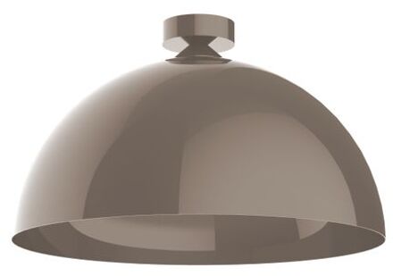 Cassis Plafondlamp, 1xe27, Metaal, Taupe Grijs, D40cm