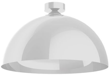 Cassis Plafondlamp, 1xe27, Metaal, Wit Briljant, D40cm