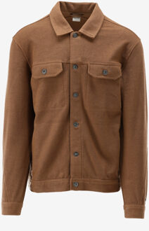 Cast Iron Casual Shirt bruin - S;XL