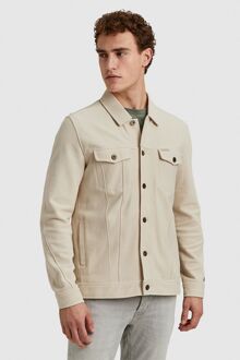 Cast Iron Overshirt Twill Beige Off-White - XL