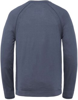Cast Iron R-neck tech merino Lichtblauw - S