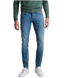 Cast Iron Slim-fit Jeans voor Mannen Cast Iron , Blue , Heren - W38 L34