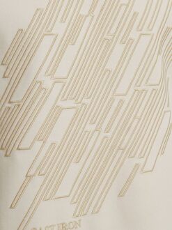 Cast Iron T-shirt Print Ecru Wit - M