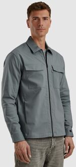 Cast Iron Tech Overshirt met rits Stormy Blauw - L,M,S,XL