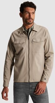 Cast Iron Tech Overshirt Zip Beige - L,M,S,XL,XXL