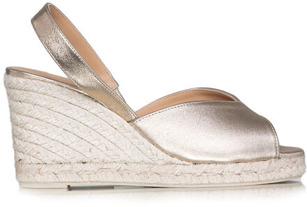 Castaner Leren sleehakken Brisa  goud - 38,39,40,