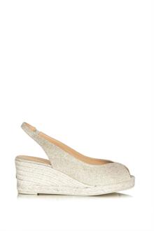 Castaner Slingback sleehakken met lurex Barbara  goud - 38,39,40,41,