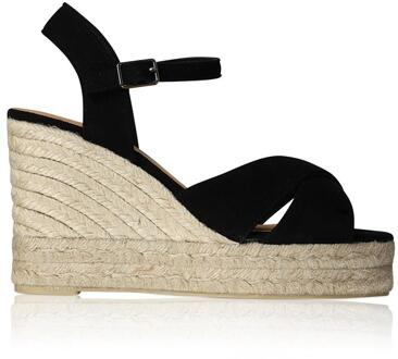 Castaner Suède sleehak Blaudell  zwart - 40,