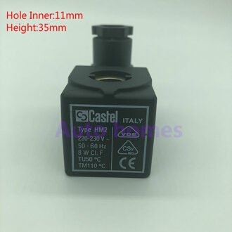 Castel Hunson magneetventiel spoel 380/9100/RA6 Type HM2 220 V 24 V AC380V