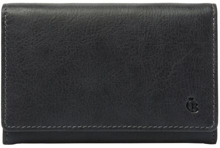 Castelijn & Beerens Canyon Continental Wallet black dames portemonnee Zwart - H 9.5 x B 14 x D 2 cm