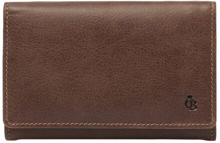 Castelijn & Beerens Canyon Continental Wallet mocca Dames portemonnee Cognac - H 9.5 x B 14 x D 2