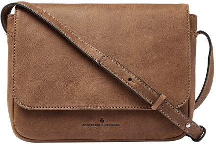 Castelijn & Beerens Carisma Crossbody cognac damestas - H 18.5 x B 27 x D 8 cm