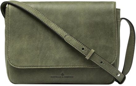 Castelijn & Beerens Carisma Crossbody green damestas Groen - H 18.5 x B 27 x D 8 cm