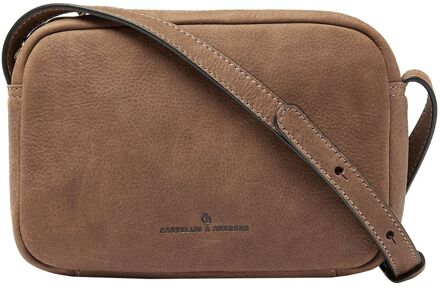 Castelijn & Beerens Carisma Crossbody Zip cognac damestas - H 15.5 x B 23 x D 7 cm