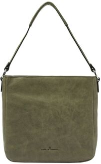 Castelijn & Beerens Carisma Hobo green schoudertas dames Groen - H 31 x B 30 x D 10 cm
